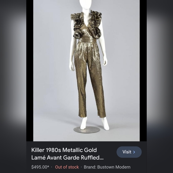 Gold night out jumpsuit ✨️ - Picture 4 of 4